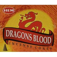 인센스스틱 Dragons Blood - Case of 12 Boxes, 10 Cones Each - HEM Incense From India