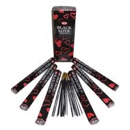 인센스스틱 HEM Black Love Incense Sticks Agarbatti Indian Natural Fragrance HandRolled