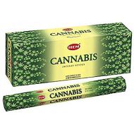 인센스스틱 HEM Cannabis Incense Sticks Agarbatti Indian Natural Fragrance HandRolled 6Box
