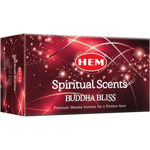  인센스스틱 HEM Buddha Bliss Natural Masala Meditation Incense Sticks - 12 Packets (15g Each)