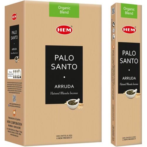  인센스스틱 HEM - Palo Santo Arruda Natural Masala Incense Sticks