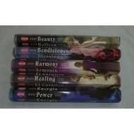 인센스스틱 HEM Divine Series Incense Variety: All 5 Fragrances 20 Stick Boxes = 100 Sticks