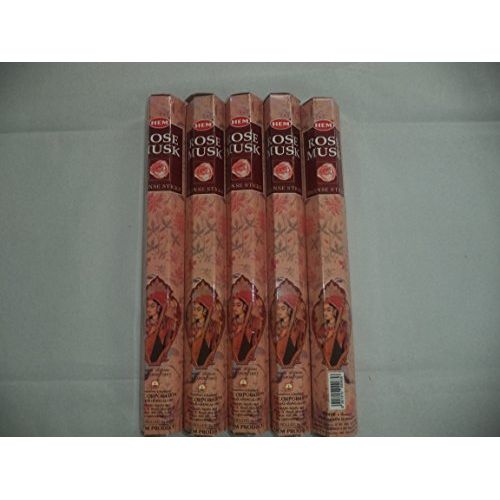  인센스스틱 HEM Rose Musk 100 Incense Sticks (5 x 20 stick packs)