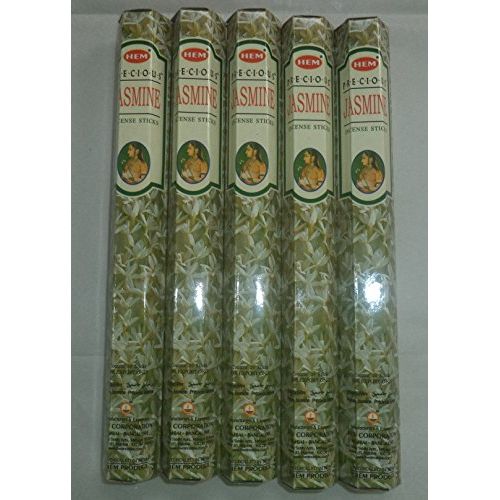  인센스스틱 HEM Precious Jasmine 100 Incense Sticks (5 x 20 stick packs)