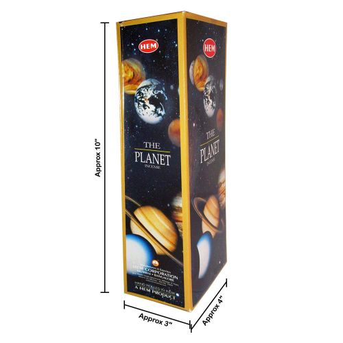  인센스스틱 The Planet - Box of Six 20 Gram Tubes - HEM Incense