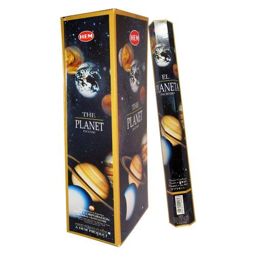  인센스스틱 The Planet - Box of Six 20 Gram Tubes - HEM Incense