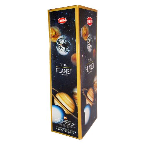  인센스스틱 The Planet - Box of Six 20 Gram Tubes - HEM Incense