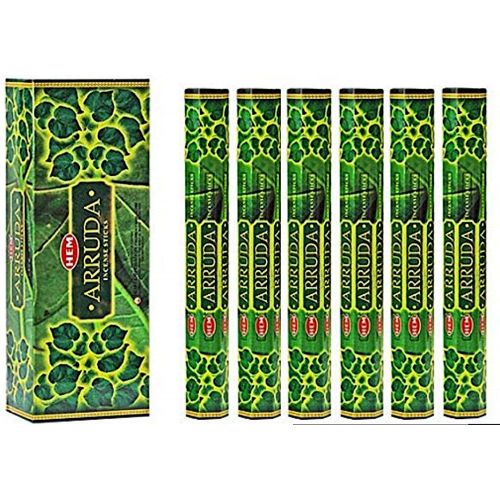  인센스스틱 Arruda - Box of Six 20 Stick Tubes - HEM Incense