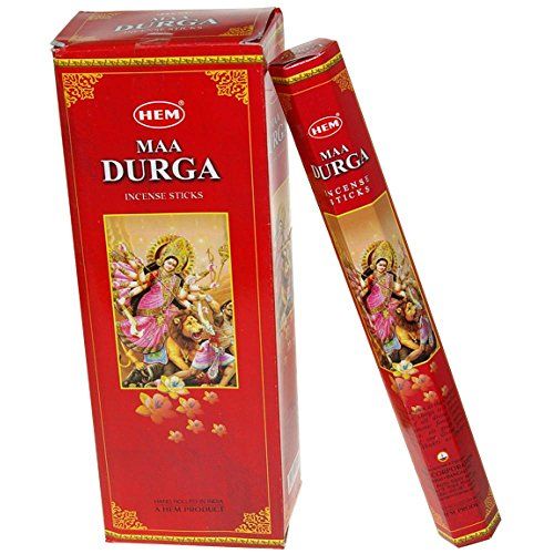  인센스스틱 Hem Maa Durga Incense Sticks (Box of 6 Tubes)