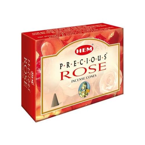  인센스스틱 HEM -Precious Rose Incense Cones - Pack of 12