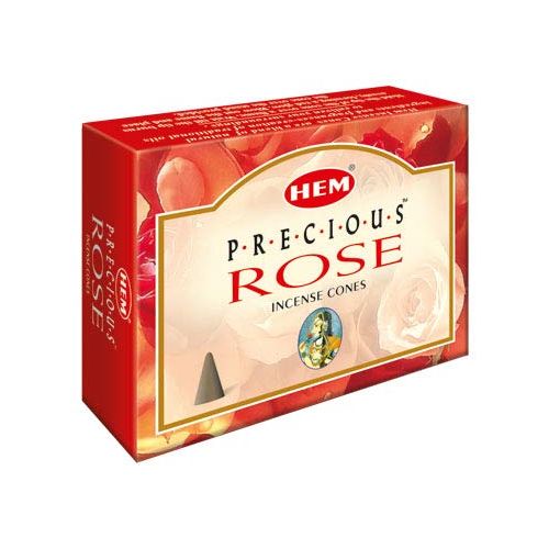  인센스스틱 HEM -Precious Rose Incense Cones - Pack of 12