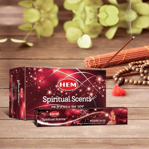  인센스스틱 HEM Spiritual Scents Angel Mist Premium Masala Incense Sticks - Pack of 12 (180g)