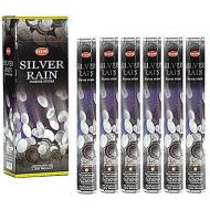 인센스스틱 Silver Rain - Box of Six 20 Gram Tubes - HEM Incense