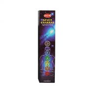 인센스스틱 Seven Chakras - 35 Gram Box, 7 Difference Incense - From HEM