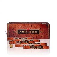 인센스스틱 Amber - Box of Six 20 Gram Tubes - HEM Incense
