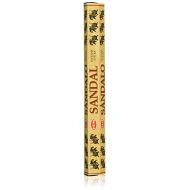 인센스스틱 Hem Sandal Incense Stick, Box contains 6 hexa tubes of 20g each