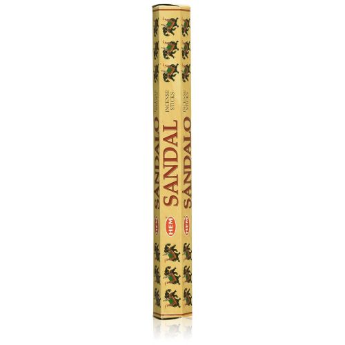  인센스스틱 Hem Sandal Incense Stick, Box contains 6 hexa tubes of 20g each