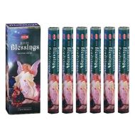 인센스스틱 Divine Blessings - Box of Six 20 Stick Tubes - HEM Incense