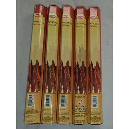  인센스스틱 HEM Cinnamon 100 Incense Sticks (5 x 20 stick packs)