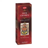 인센스스틱 HEM Champa Masala Incense Sticks - Pack of 6 (120 Count, 301g)