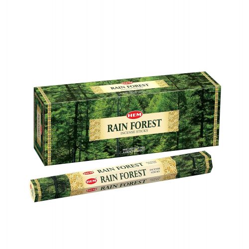  인센스스틱 HEM Rain Forest Incense Sticks - Pack of 6 - 120 Count - 301g