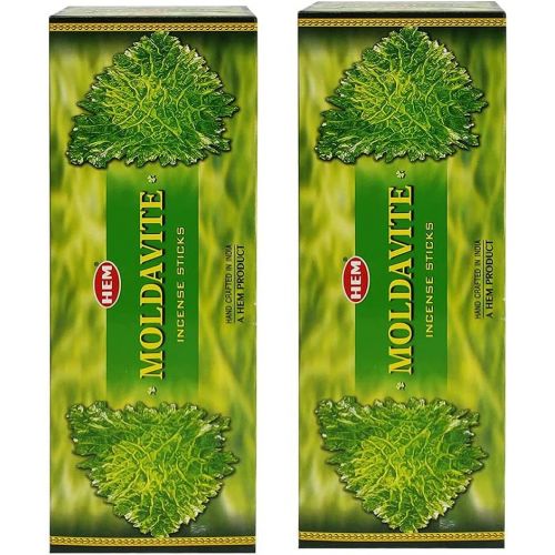  인센스스틱 Hem Moldavite Incense Sticks (Pack of 2 Boxes) Total 240 Sticks