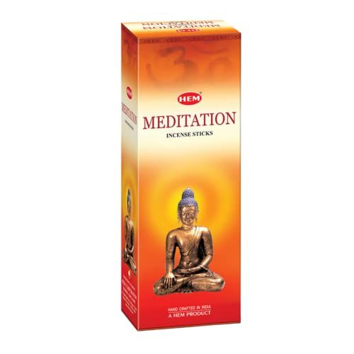  인센스스틱 HEM Meditation Incense Sticks - Pack of 6 - 120 count - 301g