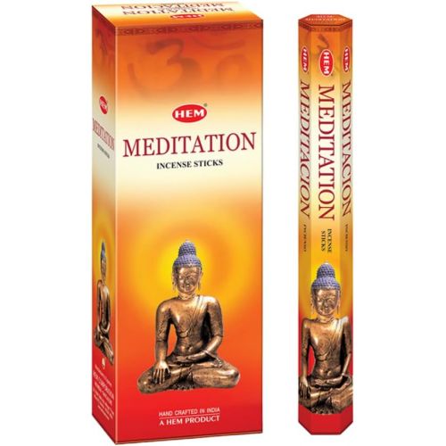  인센스스틱 HEM Meditation Incense Sticks - Pack of 6 - 120 count - 301g