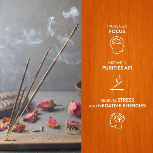  인센스스틱 HEM Meditation Incense Sticks - Pack of 6 - 120 count - 301g