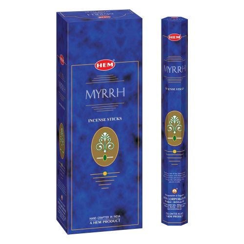  인센스스틱 HEM Myrrh Incense Sticks - Pack of 6 - 120 count - 301g