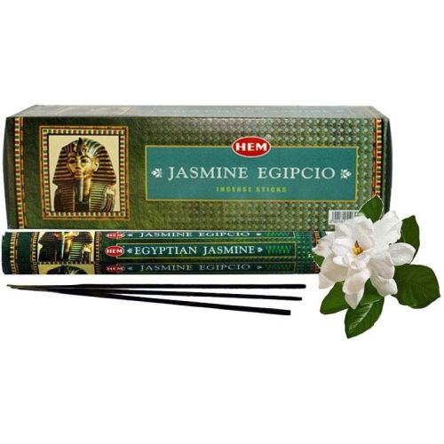  인센스스틱 120 Incense Sticks Bulk Pack, HEM, Zen Aromatherapy, 6 Boxes of 20 Sticks - Egyptian Jasmine