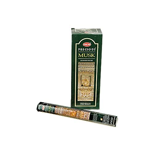  인센스스틱 Hem Precious Musk Fragrance Incense Sticks, 120 Count