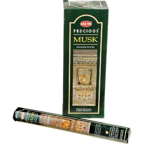  인센스스틱 Hem Precious Musk Fragrance Incense Sticks, 120 Count