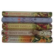 인센스스틱 HEM Vanilla Incense Sticks, 100 count, 5-Pack (20/pack)