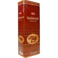 인센스스틱 HEM - Sandalwood Incense Sticks - Pack of 6 - 120 count - 301g
