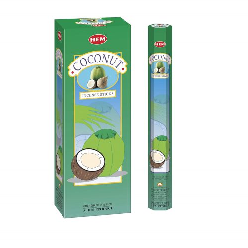  인센스스틱 HEM Coconut Incense Sticks - Pack of 6 - 120 count - 301g