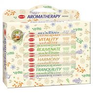 인센스스틱 HEM Aromatherapy Gift Set for Cleansing & Meditation Incense Sticks - Pack of 6 (20 Sticks Each)
