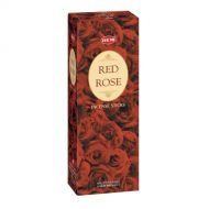 인센스스틱 HEM Red Rose Incense Sticks - Pack of 6 (120 count, 301g)