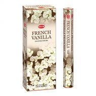 인센스스틱 Hem French Vanilla Incense, 120 Sticks Box
