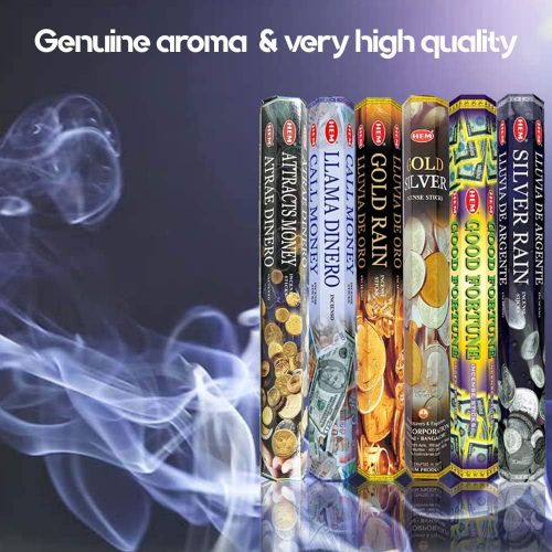  인센스스틱 HEM assorted incense sticks pack of 6, 20 stick tubes,120 sticks total