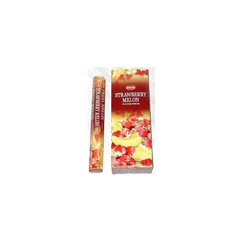  인센스스틱 Strawberry Melon - Box of Six 20 Stick Tubes, 120 Sticks Total - HEM Incense by HEM 6 Pack 20 Stick