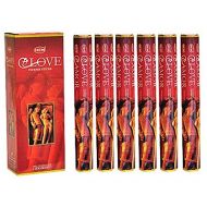 인센스스틱 HEM 6 Pack 20 Stick Love - Box of Six 20 Stick Tubes - HEM Incense