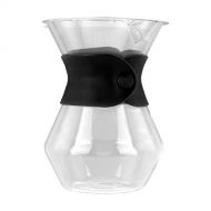 Hemoton 200ml Crystal Glass Stovetop Espresso Moka Pot Coffee Maker Espresso Cup Pot Glass Espresso Maker