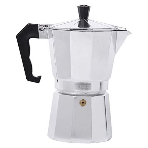  Hemoton Classic Stovetop Espresso Maker Classic Italian Style Moka Pot Makes Delicious Coffee Easy to Operate Quick Cleanup Pot (12Cup 600ML)