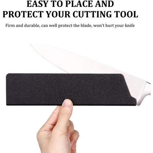  [아마존베스트]Hemoton Knife sheath knife protection knife cover sleeves waterproof knife protection universal knife edge protection set of 2