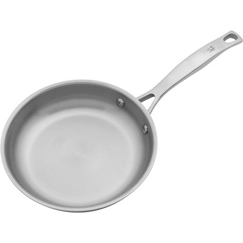  HENCKELS Clad H3 8-inch Induction Frying Pan with Lid, Stainless Steel, Durable and Easy to clean
