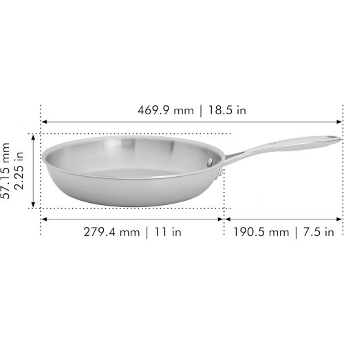  HENCKELS Clad Impulse 10-pc 3-Ply Stainless Steel Pots and Pans Set, Cookware Set, Fry Pan, Saucepan with Lid, Saute Pan with Lid, Dutch Oven with Lid, Stay-Cool Handles, Induction Stove Compatible