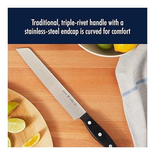  HENCKELS Razor-Sharp 20-Piece Statement Knife Set with Block, With Bonus Sharpener, German Engineered Knife Informed by over 100 Years of Masterful Knife Making