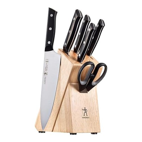  HENCKELS Dynamic Razor-Sharp 7-Piece Knife Set, Chef Knife, Bread Knife, German Engineered Informed by 100+ Years of Mastery