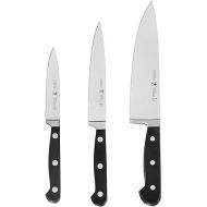 HENCKELS Classic Razor-Sharp 3-Piece Kitchen Knife Set, Chef Knife, Paring Knife, Utility Knife, German Engineered Informed by 100+ Years of Mastery, Stainless Steel